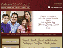 Tablet Screenshot of barnerdentistry.com